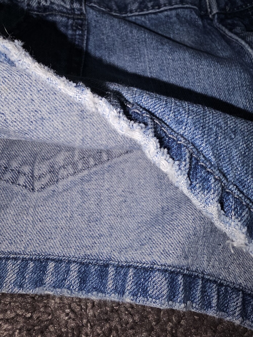 Y2K Hint Jeans Low Rise Denim Shorts Sz 13 - Picture 5 of 15